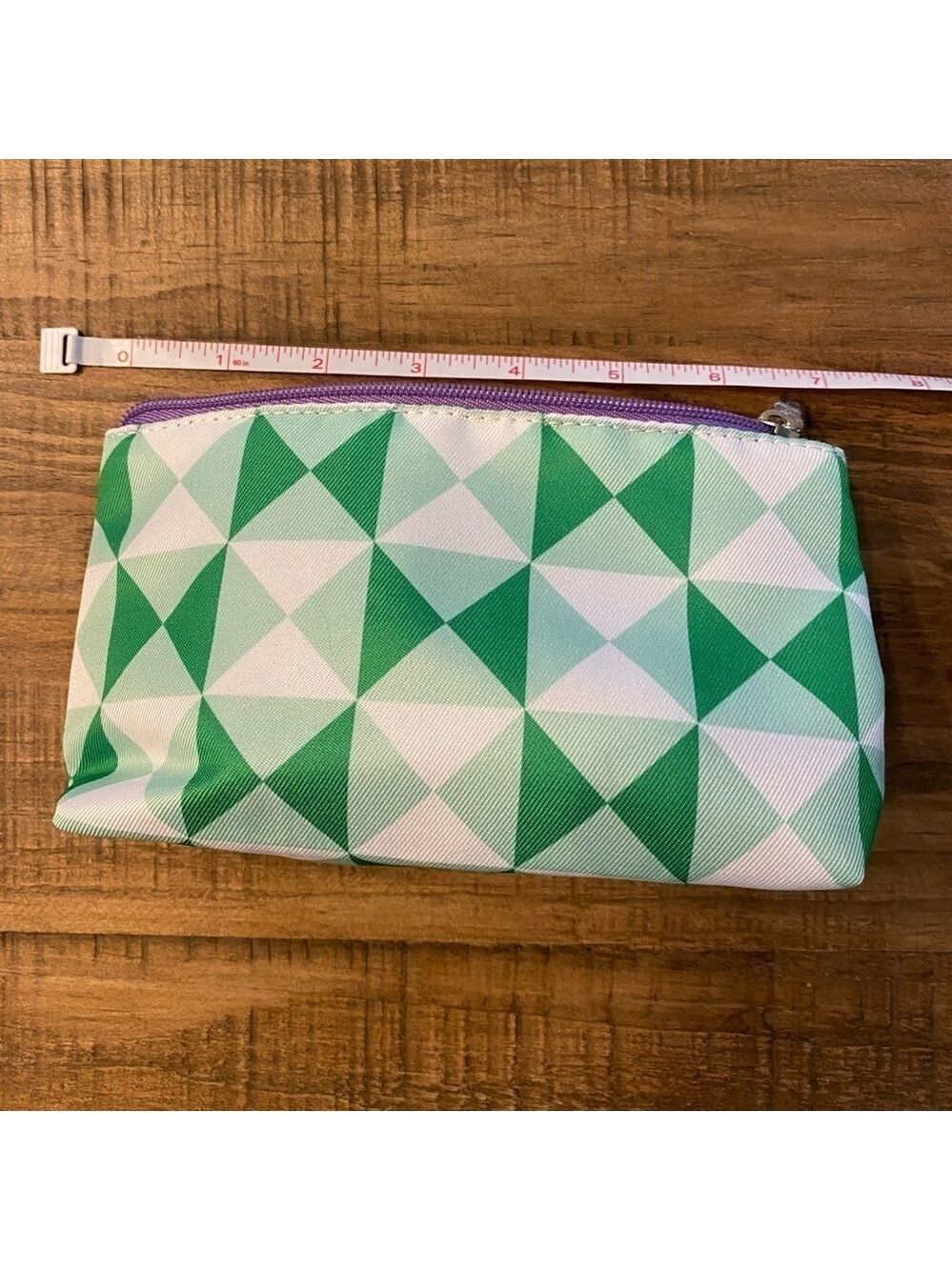 Clinique NWOT cosmetic bag. Green, mint, white. Bundle 2 for $15.